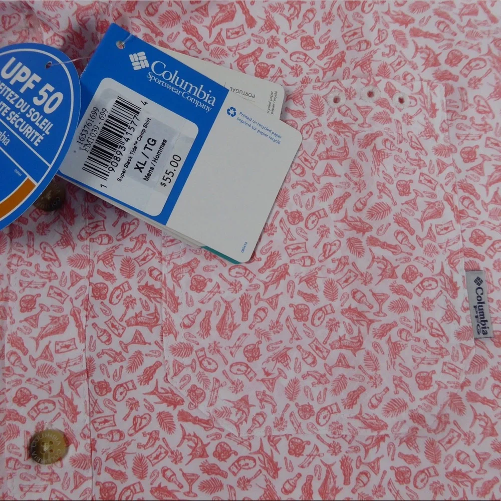 Columbia Super Slack Tide Omni Shade & Trollers Best PFG Button Up Shirt Set NWT - Picture 12 of 16